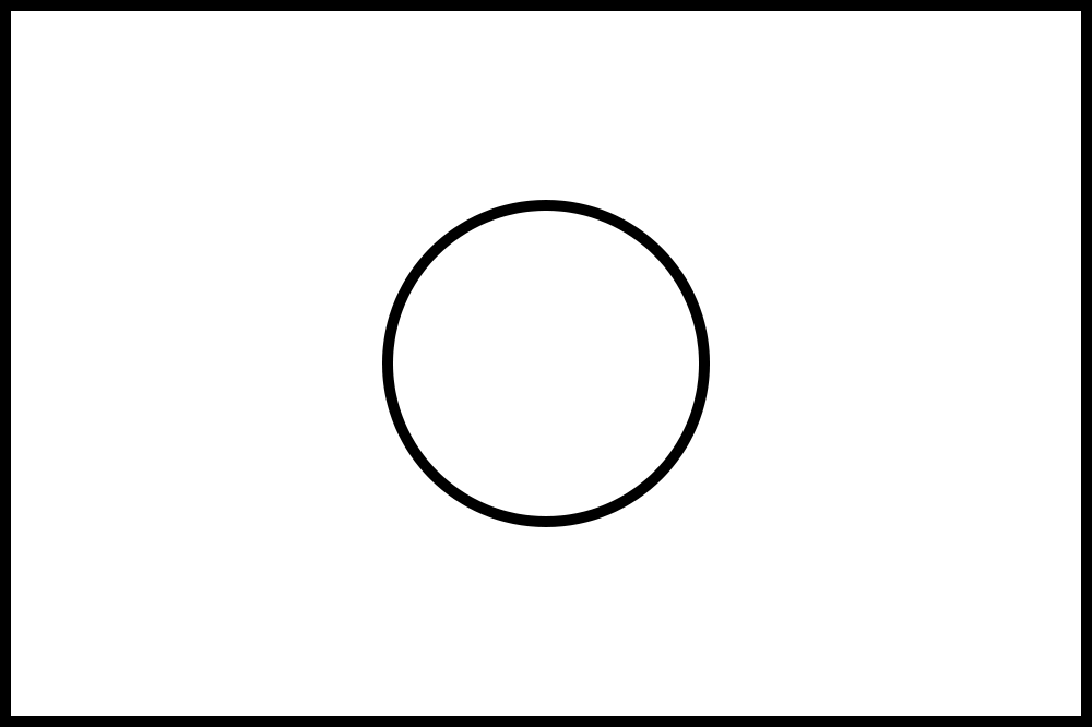 日の丸構図　イメージ