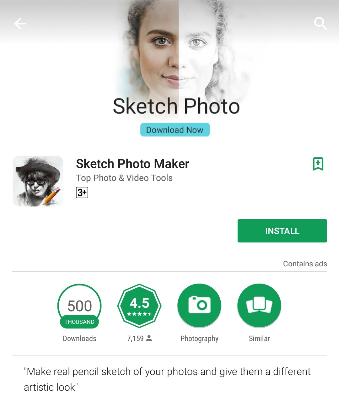 Sketch Photo Maker