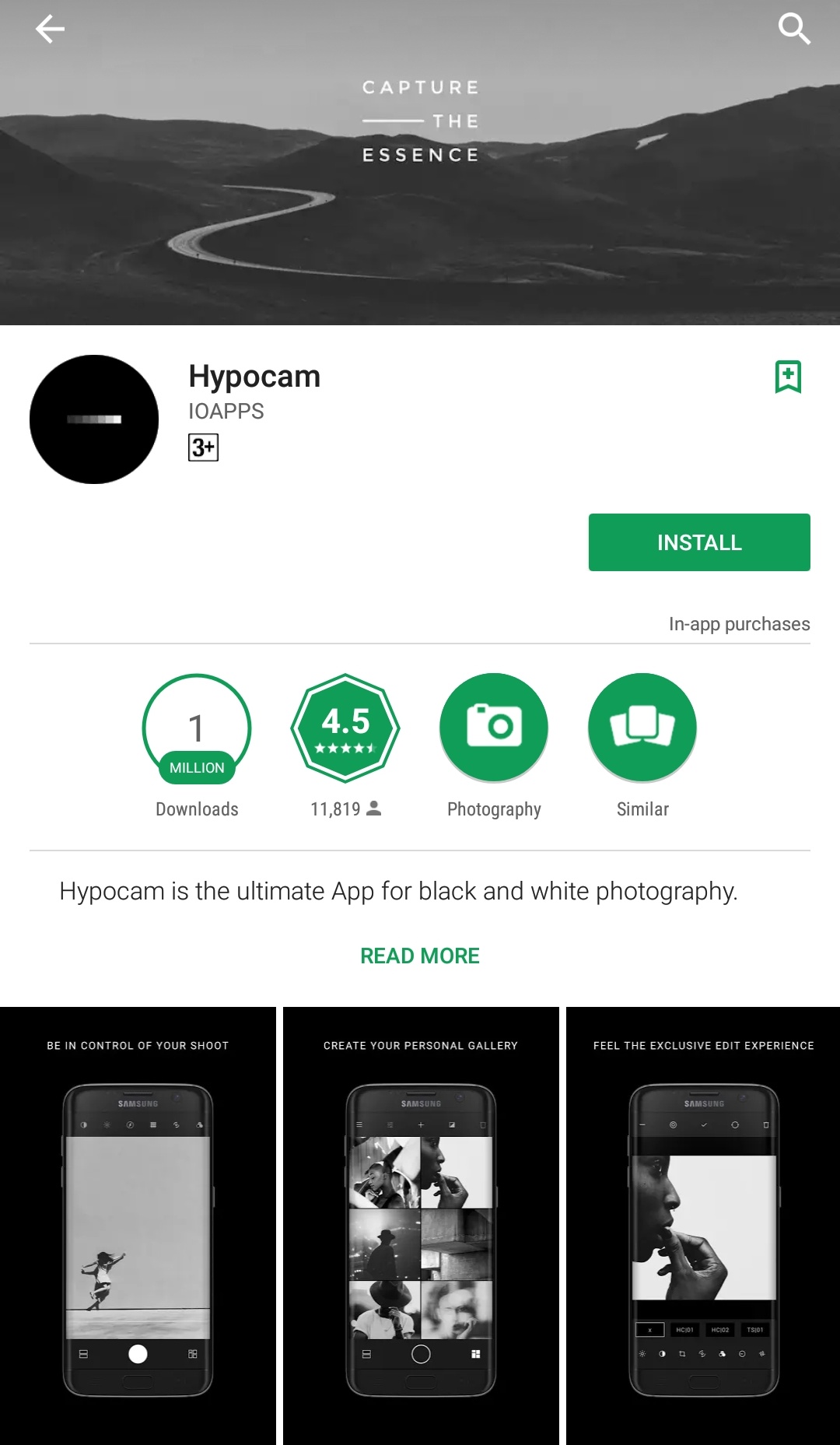 モノクロを撮るならこのアプリで決まり デキるandroidアプリ 5 Hypocam Camoor カメラの楽しさを提案するwebマガジン